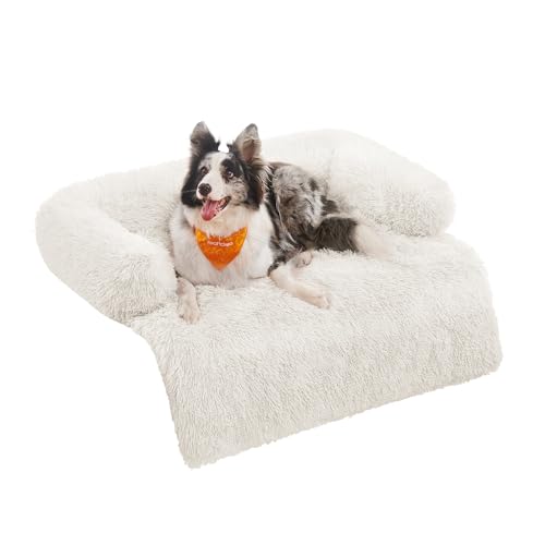 Feandrea FluffyHug Hundebett Plüsch, Hundedecke Sofa, Sofaschutz Hund, Hundekissen, Größe XL, für mittelgroße und große Hunde, 110 x 95 x 18 cm, wolkenweiß PGW223W01 Feandrea FluffyHug Hundebett Plüsch, Hundedecke Sofa, Sofaschutz Hund, Hundekissen, Größe XL, für mittelgroße und große Hunde, 110 x 95 x 18 cm, wolkenweiß PGW223W01 von Feandrea