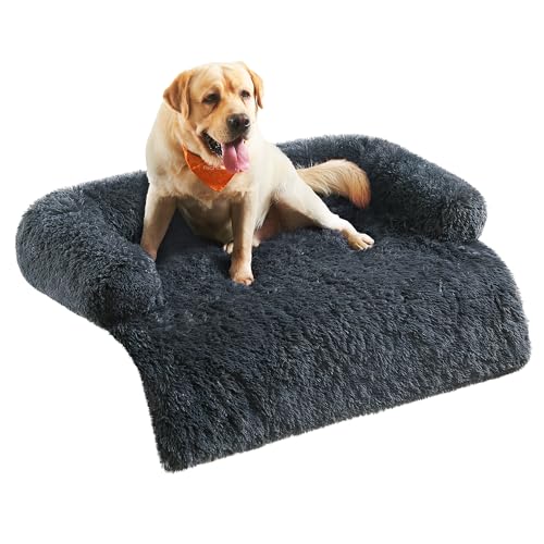 Feandrea FluffyHug Hundebett Plüsch, Hundedecke Sofa, Sofaschutz Hund, Hundekissen, Größe XXL, für große Hunde, 122 x 95 x 18 cm, dunkelgrau PGW224G02 Feandrea FluffyHug Hundebett Plüsch, Hundedecke Sofa, Sofaschutz Hund, Hundekissen, Größe XXL, für große Hunde, 122 x 95 x 18 cm, dunkelgrau PGW224G02 von Feandrea