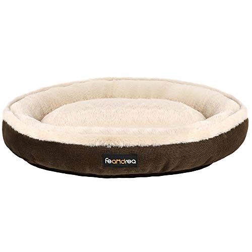 Feandrea Hundebett, Hundekorb, Katzenbett, Donut, Ø 75 cm, braun PGW075C01 Feandrea Hundebett, Hundekorb, Katzenbett, Donut, Ø 75 cm, braun PGW075C01 von Feandrea