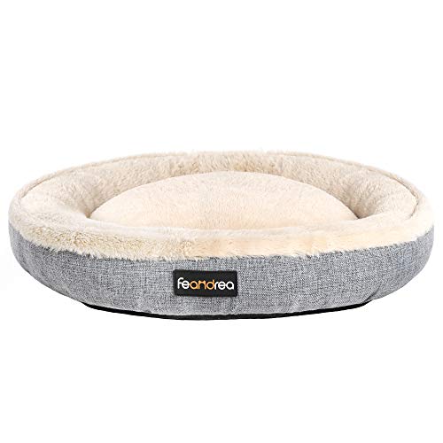 Feandrea Hundebett, Hundekorb, Katzenbett, Donut, Ø 75 cm, grau PGW075G02 Feandrea Hundebett, Hundekorb, Katzenbett, Donut, Ø 75 cm, grau PGW075G02 von Feandrea