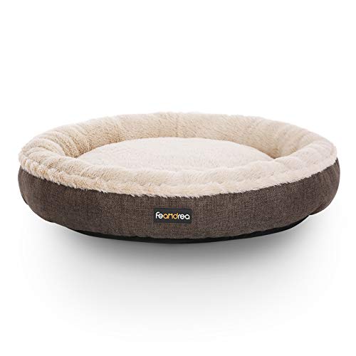 Feandrea Hundebett, Hundekorb, Katzenbett, Donut, rund, Ø 65 cm, grau PGW65C Feandrea Hundebett, Hundekorb, Katzenbett, Donut, rund, Ø 65 cm, grau PGW65C von Feandrea