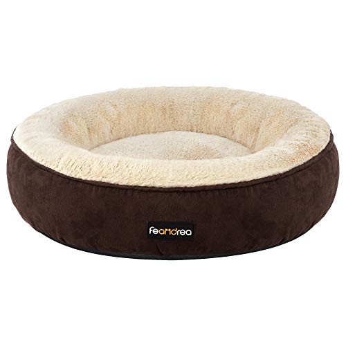 Feandrea Hundebett, Katzenbett, Donut, Ø 50 cm, braun PGW050K01 Feandrea Hundebett, Katzenbett, Donut, Ø 50 cm, braun PGW050K01 von Feandrea