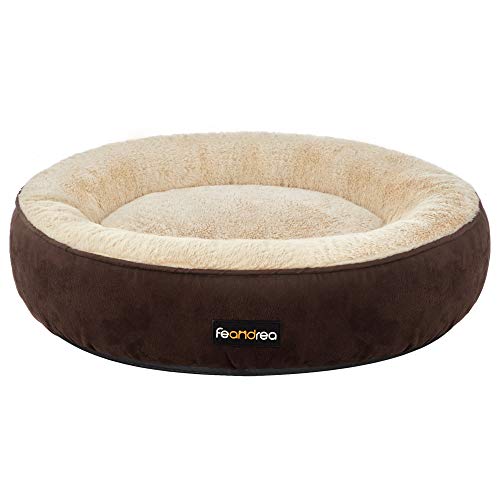 Feandrea Hundebett, Katzenbett, Donut, Ø 70 cm, braun PGW070K01 Feandrea Hundebett, Katzenbett, Donut, Ø 70 cm, braun PGW070K01 von Feandrea