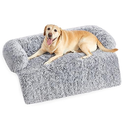 Feandrea FluffyHug Hundebett Plüsch, Hundedecke Sofa, Sofaschutz Hund, Hundekissen, Größe XXL, für große Hunde, 122 x 95 x 18 cm, Ombré-Grau PGW224G01 Feandrea FluffyHug Hundebett Plüsch, Hundedecke Sofa, Sofaschutz Hund, Hundekissen, Größe XXL, für große Hunde, 122 x 95 x 18 cm, Ombré-Grau PGW224G01 von Feandrea