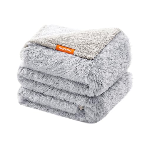 Feandrea Hundedecke, wasserdichte Decke, Langer Plüsch, für große, extra große Hunde, Katzen, 203 x 152 cm, XXL, Sherpa-Stoff, beidseitig verwendbar, Hundesofa Schutzdecke, Ombré-Grau PPB008G01 Feandrea Hundedecke, wasserdichte Decke, Langer Plüsch, für große, extra große Hunde, Katzen, 203 x 152 cm, XXL, Sherpa-Stoff, beidseitig verwendbar, Hundesofa Schutzdecke, Ombré-Grau PPB008G01 von Feandrea