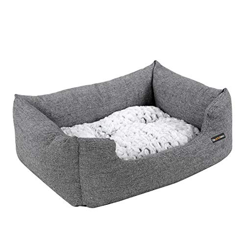 Feandrea Kleines Hundebett mit Wendekissen und Anti-Rutschboden, Außenmaße: 60 x 50 x 20 cm, PGW22G Feandrea Kleines Hundebett mit Wendekissen und Anti-Rutschboden, Außenmaße: 60 x 50 x 20 cm, PGW22G von Feandrea