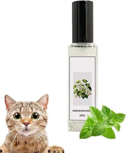 Feaolala Herbal Cat Joy20ml Katzenminze Spray für Katzen, Kräuter Katzenfreude Spray, Katzentrainingsspray mit Katzenminze, Transparentes Kräuterspray für Katzen und Kätzchen, Glücklicher (1 STK) von Feaolala