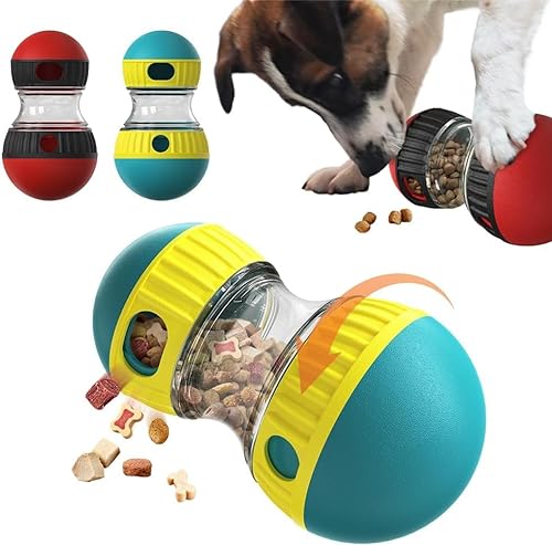 Hunde-Puzzle-Spielzeug, verstellbarer Leckerli-Spender, Hundefutterspielzeug, Hunde-Puzzle-Spielzeug, interaktives Futter-Puzzle, Ball für Hunde, Haustier-Ball für langsames Füttern, für Langeweile, von Feaolala
