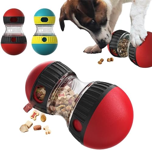 Hunde-Puzzle-Spielzeug, verstellbarer Leckerli-Spender, Hundefutterspielzeug, Hunde-Puzzle-Spielzeug, interaktives Futter-Puzzle, Ball für Hunde, Haustier-Ball für langsames Füttern, für Langeweile, von Feaolala