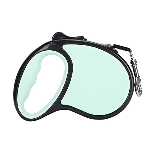 Febuliy 3 5m Retractable Dog -Leine langlebige Polyestergürtel -Griff Kleiner mittelgroßer Hundehandel Die Leine (5m) von Febuliy