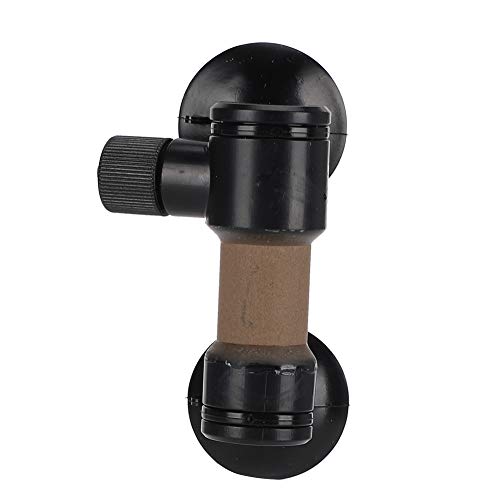 Febuliy Aquarium CO2 -Zerstäuber -Präzisions -Keramik -Rohr -Fischtanks Einfacher CO2 -Raffiner Schwarzes Plastik -Accessoire für Wassergrasabsorption und Nutzung (11.5x26.5x7.5cm/4.5x10.4x3.0in) von Febuliy