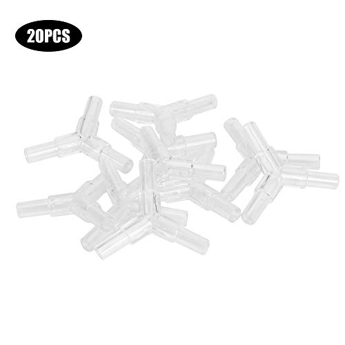 Febuliy 20pcs transparentes Acryl 3 -Wege Fischtankanschluss Y Form Luftpumpe Weiche Rohr -T -Shirt Febuliy 20pcs transparentes Acryl 3 -Wege Fischtankanschluss Y Form Luftpumpe Weiche Rohr -T -Shirt von Febuliy