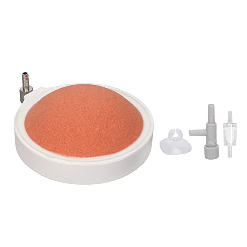 Febuliy Aquarium-Luftblasenstein, professioneller mikrodruckzerstäubter Blasenstein für Aquarien, leise Leistung für schöne Aquarien (10 cm) von Febuliy