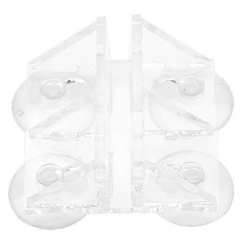 Febuliy Fischtanksaugne -Tasse -Abstandshalter Aquarium Partition Isolation Board Clip Support Halter für Aquariumglasdeckel Installation (Klein) von Febuliy