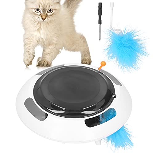 Febuliy Interaktives Spielzeug für Katzen und Kätzchen, Plume-Trainingszubehör für Haustiere, elektrisch Febuliy Interaktives Spielzeug für Katzen und Kätzchen, Plume-Trainingszubehör für Haustiere, elektrisch von Febuliy