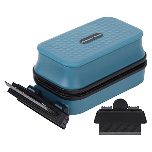 Febuliy Magnetische Aquarium-Reinigungsbürste, Starke Saugkraft, schwimmender Algenschaber für die Reinigung von Aquarien (Magnetbürste + Kohlefaserschaber) von Febuliy