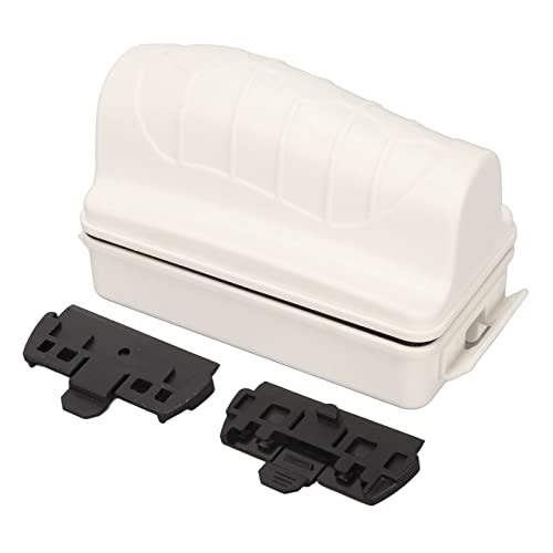 Febuliy Magnetische Reinigungsbürste für Aquarien, schwimmender Algenschaber für Glastanks mit Schabern für Fischaquarien (White) von Febuliy