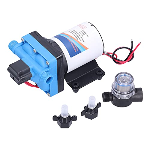 Febuliy Mikromembranpumpe DC Elektrischer Hochdruck -Schub -Selbstanlagenreinigung 11,3 l/min 3,0 gpm (F42-101-055-101) 12 V von Febuliy