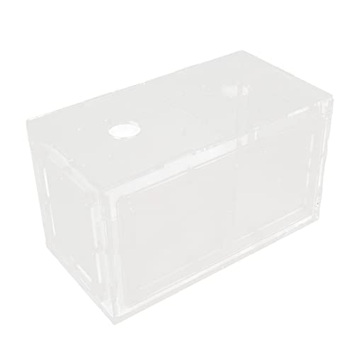 Fischaufzuchtbox, Premium-Acryl-Netz, zum Schutz der Brutstätte für Neugeborene Fische im Aquarium für kleine Aquarien, Inkubator (23 * 11 * 12CM) von Febuliy