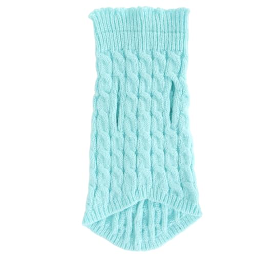Hundepullover für den Winter, stilvoll, warm, weich, für Haustiere, Pullover, hoher Halsausschnitt, bequem, dehnbar, für tägliche Outdoor-Reisen (M) von Febuliy