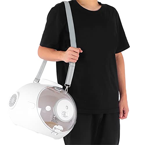 Katzen-Kapselträger, transparente Umhängetasche, Kapsel mit integriertem Ventilator, leichte Futterbox von Febuliy