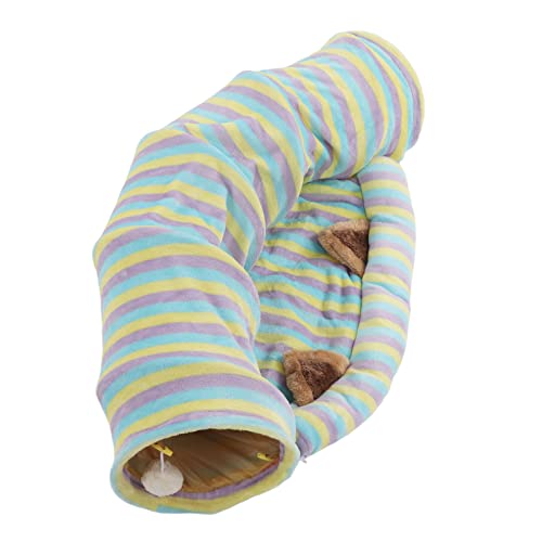 Katzentunnelbett, weich, bequem, zusammenklappbar, Spielröhre, Katzen, Hunde, Kaninchen, Matte Katzentunnelbett, weich, bequem, zusammenklappbar, Spielröhre, Katzen, Hunde, Kaninchen, Matte von Febuliy