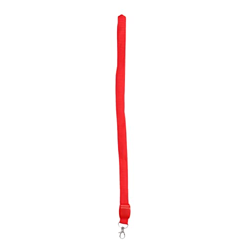 LED-Hundehalsband, reflektierend, lichtbeständig, quadratisches Schlüsselband aus Polyestermaterial (Quadratische Box rot) von Febuliy