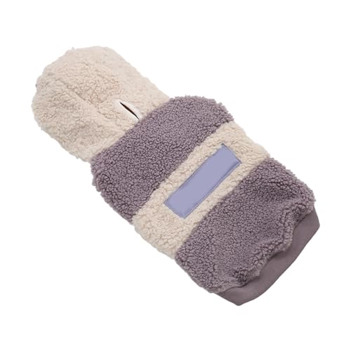 Niedliche, weiche, hautfreundliche Hunde-Winterkleidung mit Kapuze, Warmer für kleine, mittelgroße und große Haustiere, Indoor-Outdoor-Aktivitäten (XS) von Febuliy