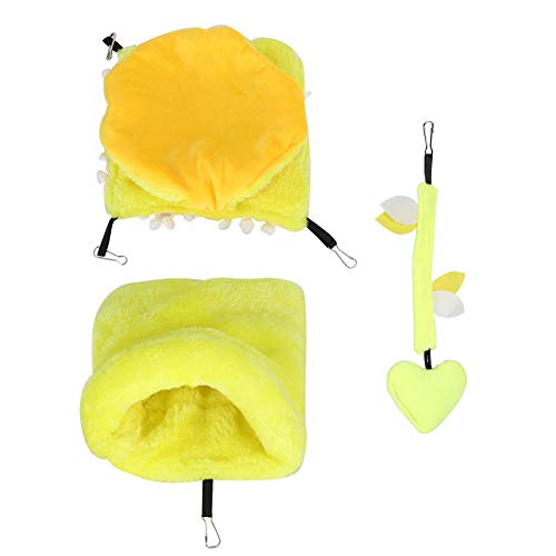 Plüsch Hängematte hängende Nest Weicher Samt kleine Haustiere Bequeme warme Ruhe -Ornament Vögel 7.1x7.1in Plüsch Hängematte hängende Nest Weicher Samt kleine Haustiere Bequeme warme Ruhe -Ornament Vögel 7.1x7.1in von Febuliy