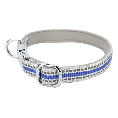 Reflektierendes Hundehalsband mit Gravur, verstellbar, weiches Welpenhalsband, Sicherheit, Zinklegierung (M) von Febuliy