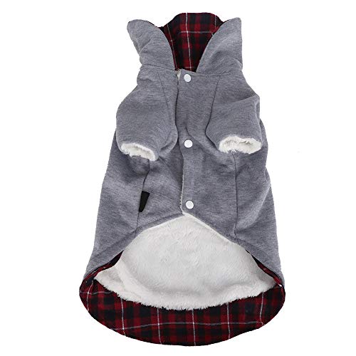 Rot warmes Smile Design für Hund Winter (M) von Febuliy