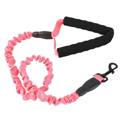 Starke Seilhund -Leine bequemes Griff Training Gehen für alle Größen Hunde 3.28ft (Rosa) von Febuliy