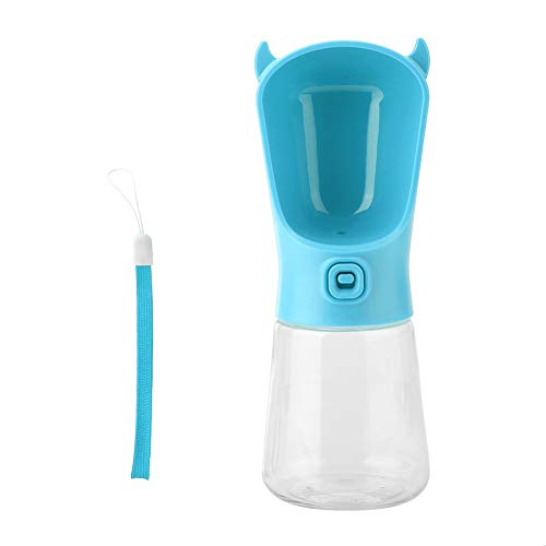 Tragbarer Teufelform Hundekatze Haustier Wasserbecher Flasche Feeder zum Reisen im Freien (Febuliy496ptdpi-02) von Febuliy