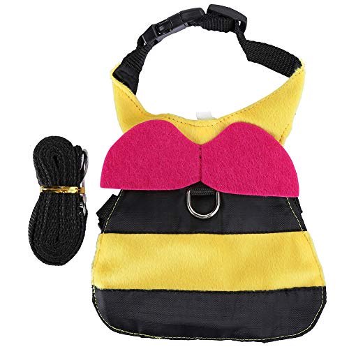 Verstellbare Cartoonbienform Pet Cat Rabbit -Kabelbaum mit Ziehenseil für stilvolle Haustiere (L) von Febuliy