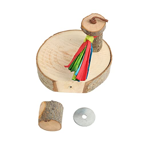 Vogel-Sitzstange aus natürlichem Holz, Stabiler, gesunder Ständer für Wellensittiche, Nymphensittiche, Pfingstrosen (Febuliylzg-12) von Febuliy