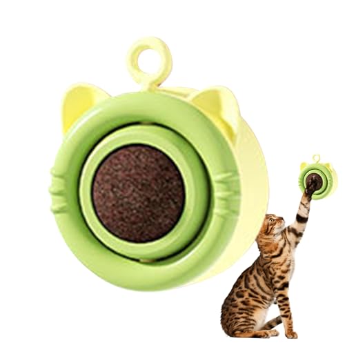 Fecfucy Katzenminze-Wandball-Spielzeug, lustiges und gesundes Katzenminze-Spielzeug zur Entspannung, Haustier-Übungsspielzeug für Haustierheim, Schlafzimmer, Arbeitszimmer, Katzenhaus, Wohnzimmer von Fecfucy