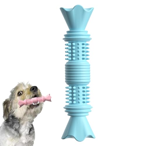 Fecfucy Robustes Kauspielzeug für Hunde, Kauspielzeug für Aggressive Hunde,Langlebiges interaktives Hundespielzeug in Bonbonform gegen Langeweile - Hundespielzeug zur Bereicherung, Hundespielzeug für von Fecfucy
