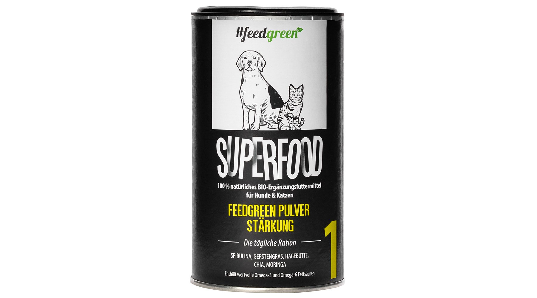 Superfood Pulver Stärkung für Hunde & Katzen  - 200 g - Premiumqualität von Feedgreen von Feedgreen
