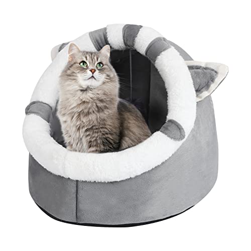 Katzenbett Haustierhöhle Katzennest Schlafbett Warme Katzenhöhle Weiches Katzenhaus Gemütliches Zelt für Katzen Welpen Gemütliches Haustierkissen Katzenbett Haustierhöhle Katzennest Schlafbett Warme Katzenhöhle Weiches Katzenhaus Gemütliches Zelt für Katzen Welpen Gemütliches Haustierkissen von Feelava