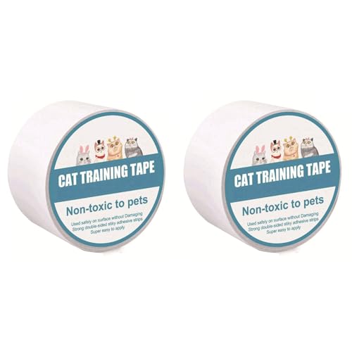 Feeuid 2X 10Mx6,35 cm MöBelschutz Cat Scratch Protector Anti-Scratch-Klebebandrolle Cat Scratch Prevention Klarer Aufkleber Feeuid 2X 10Mx6,35 cm MöBelschutz Cat Scratch Protector Anti-Scratch-Klebebandrolle Cat Scratch Prevention Klarer Aufkleber von Feeuid