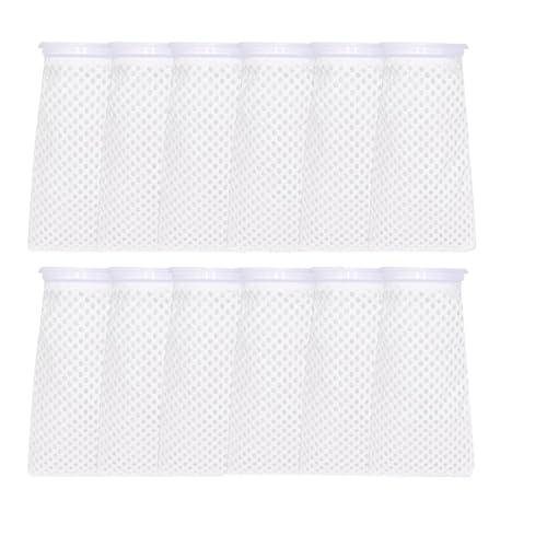 Fegtrtyoa 12er Pack 4 Filtersocken Honigwaben-Filtersocken Aquariumsump Salzwasseraquarium von Fegtrtyoa