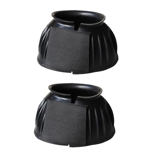 Fegtrtyoa 2 Stück Gummiglocken Soft Equine Boots Übergriffe Pferde Soft Equine Boots Schutzkleidung Zubehör für Trainingsausrüstung XL von Fegtrtyoa