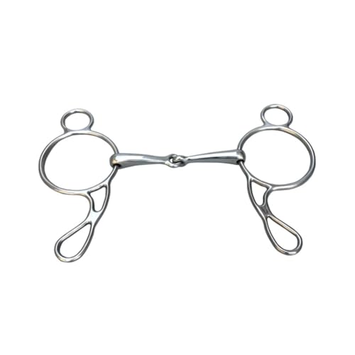 Fegtrtyoa Horse Bit Ring Horse Mouth Snaffle Bit Horse Mouth Bit für Pferdesport-Trainingsausrüstung von Fegtrtyoa