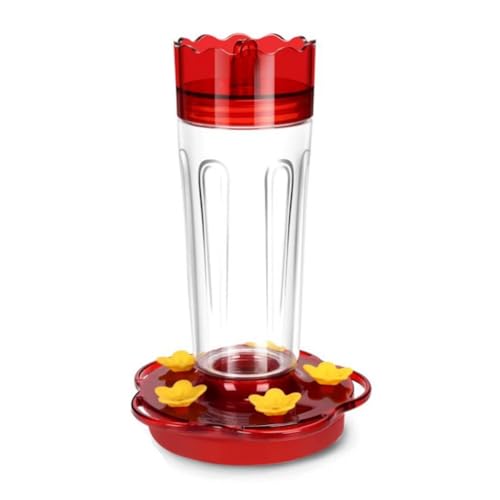 Fegtrtyoa Outdoor-Plastik-Hummingbird-Feeder für Den Außenbereich, Hängender Futterplatz für die Terrasse, Ameisenschutz von Fegtrtyoa