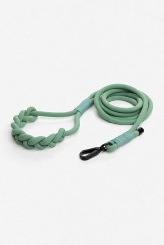 Fei & Eve Handgeflochtene Hundeleine, SP-Baumwollmaterial, Robustes Training, Komfortgriff für kleine, mittelgroße und große Hunde, Grün Fei & Eve Handgeflochtene Hundeleine, SP-Baumwollmaterial, Robustes Training, Komfortgriff für kleine, mittelgroße und große Hunde, Grün von Fei and Eve