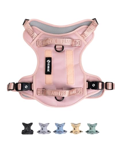 Fei & Eve Klassisches Hundegeschirr, Schnellverschluss-Schnallen, 3-Punkt-No-Pull-Kontrolle, strapazierfähiges 900D-Nylon, doppelte Sicherheitsgriffe, atmungsaktives Netzgewebe, verstellbare Passform Fei & Eve Klassisches Hundegeschirr, Schnellverschluss-Schnallen, 3-Punkt-No-Pull-Kontrolle, strapazierfähiges 900D-Nylon, doppelte Sicherheitsgriffe, atmungsaktives Netzgewebe, verstellbare Passform von Fei and Eve