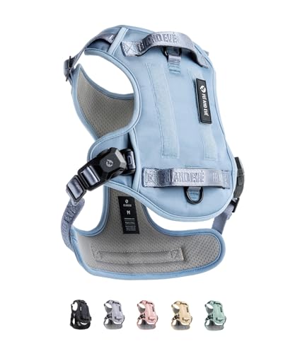 Fei & Eve sofortiges magnetisches Hundegeschirr, kein Ziehen, Taktische Weste mit MOLLE-System, 3 Leinenclips, strapazierfähiges 900D-Nylon, luftig weiches 380 g Netzgewebe, verstellbar mit Griff Fei & Eve sofortiges magnetisches Hundegeschirr, kein Ziehen, Taktische Weste mit MOLLE-System, 3 Leinenclips, strapazierfähiges 900D-Nylon, luftig weiches 380 g Netzgewebe, verstellbar mit Griff von Fei and Eve