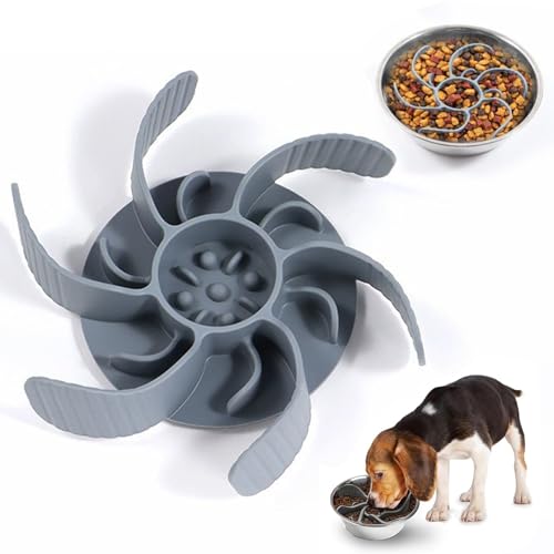 Antischlingnapf Hunde Slow Feeder Hund Schlingnapf, Reduziert Essen Geschwindigkeit, Anti Schling Napf Hund Reduzieren Übermäßiges Essen für Hunde und Katzen, Schneidbar, Silikon Spirale Fressnapf Antischlingnapf Hunde Slow Feeder Hund Schlingnapf, Reduziert Essen Geschwindigkeit, Anti Schling Napf Hund Reduzieren Übermäßiges Essen für Hunde und Katzen, Schneidbar, Silikon Spirale Fressnapf von FeiOne