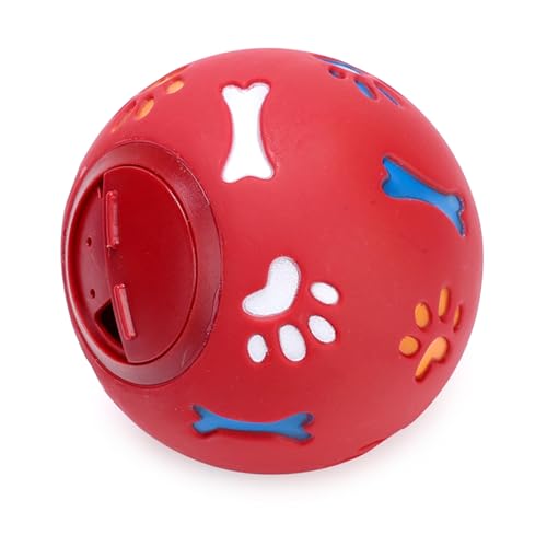 FeiYeup Kauspielzeug für Hunde, Vinyl, befüllbar, Leckerliball, Zahnspielzeug für aggressive Kauer, Leckfutter, Spielzeug für Zahnreinigungstraining FeiYeup Kauspielzeug für Hunde, Vinyl, befüllbar, Leckerliball, Zahnspielzeug für aggressive Kauer, Leckfutter, Spielzeug für Zahnreinigungstraining von FeiYeup