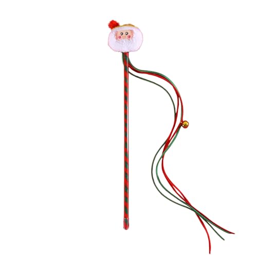 FeiYeup Lovely Cat Toy Funny Simulation Reindeer Funny Exercise Teaser Stick Toy for Kitten with Plush Pendant FeiYeup Lovely Cat Toy Funny Simulation Reindeer Funny Exercise Teaser Stick Toy for Kitten with Plush Pendant von FeiYeup